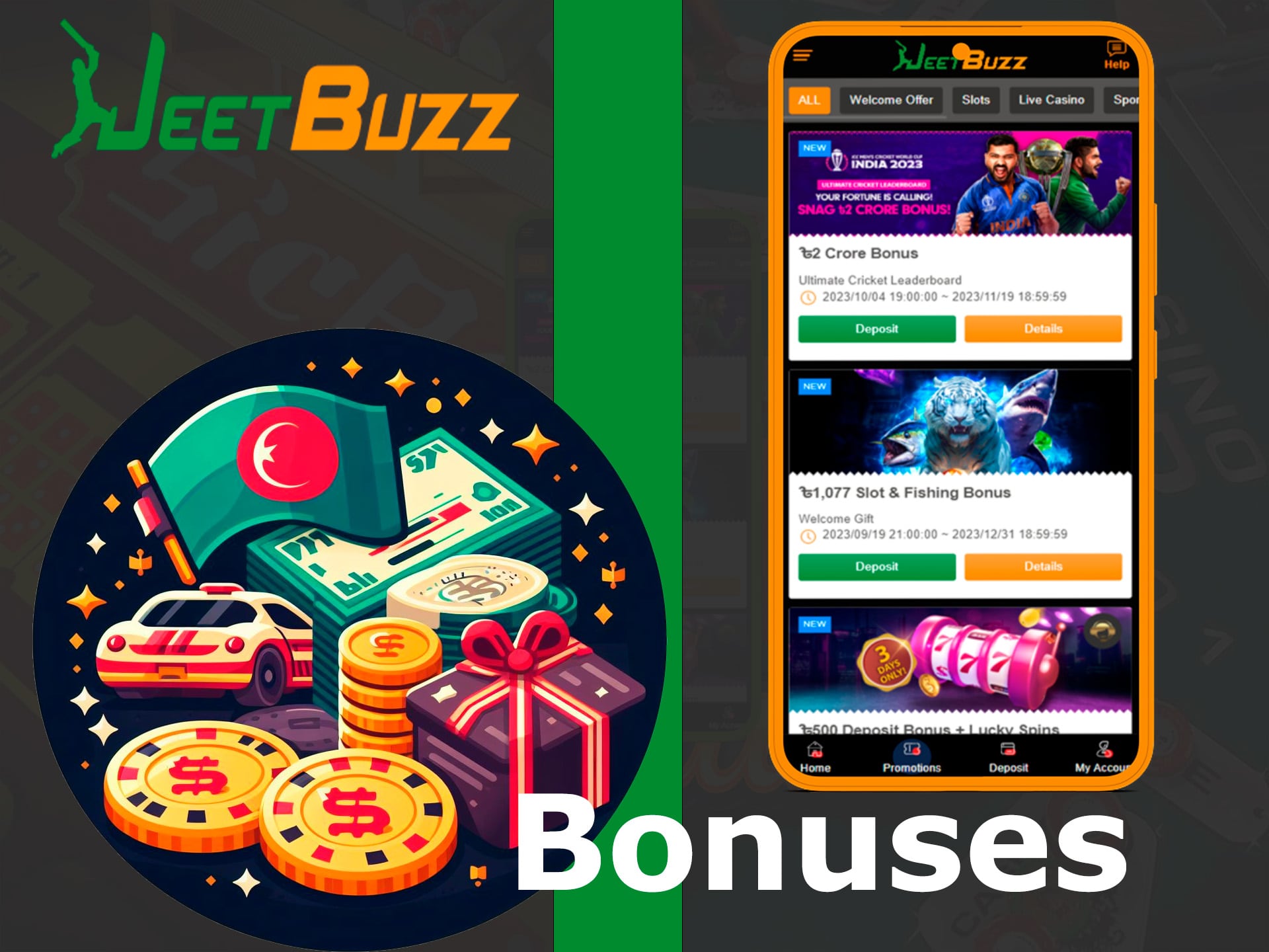 jeetbuzz application bonuses